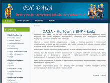 Tablet Screenshot of daga.net.pl