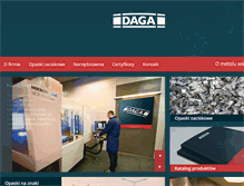 Tablet Screenshot of daga.com.pl